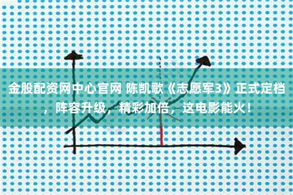 金股配资网中心官网 陈凯歌《志愿军3》正式定档，阵容升级，精彩加倍，这电影能火！